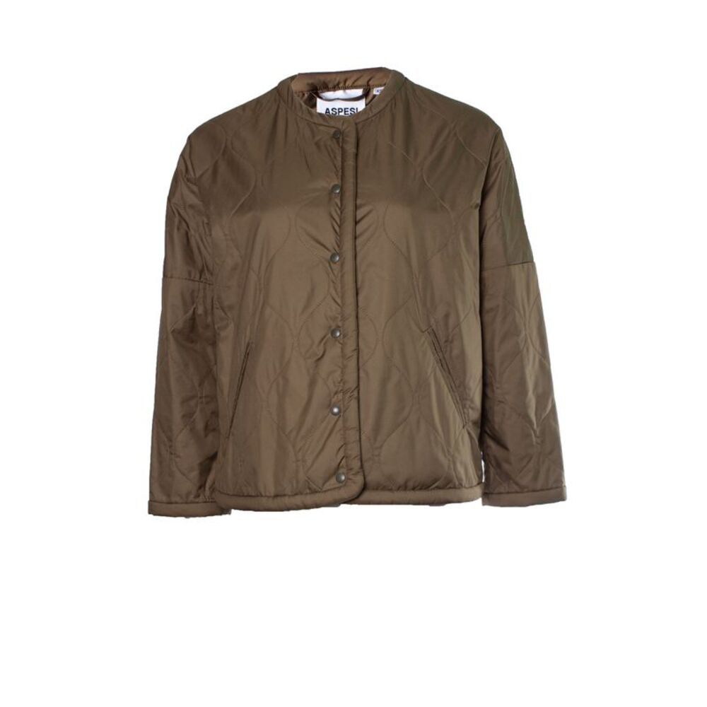 Aspesi quilted green coat